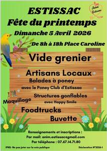 FETE DU PRINTEMPS - ANIM' ESTISSAC - BAPTEMES PONEY